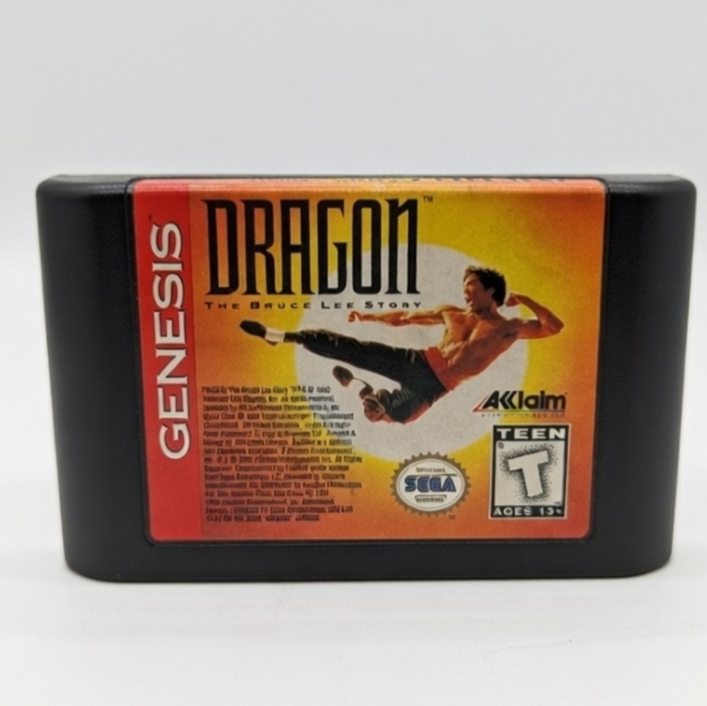 Dragon The Bruce Lee Story 🔥 Sega Genesis 🕹 Vintage Video Game